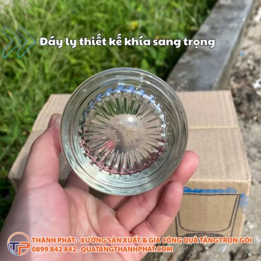 Bộ ly thủy tinh 6 cái in logo lt02 - ảnh 3