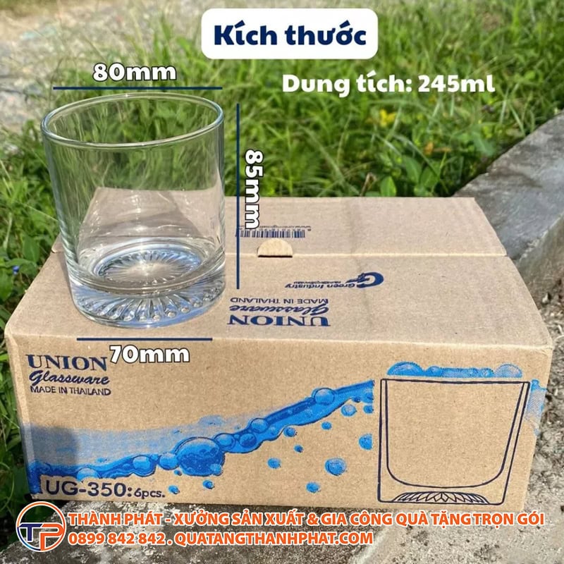 Bộ Ly Thủy Tinh 6 Cái In Logo Lt02 9 Bộ ly thủy tinh 6 cái in logo lt02 - ảnh 4