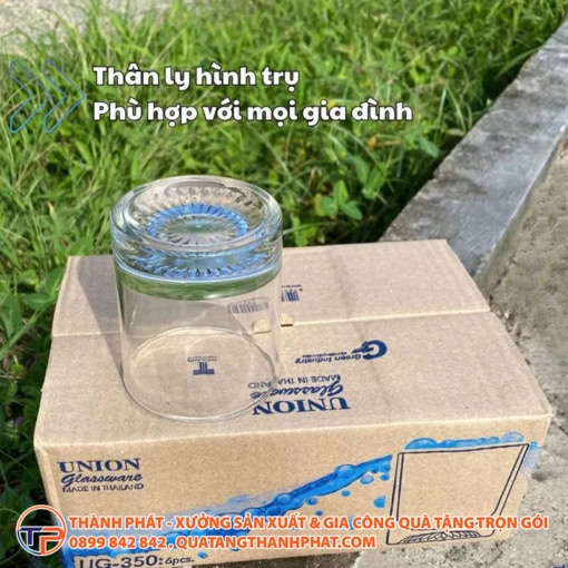 Bộ ly thủy tinh 6 cái in logo lt02 - ảnh 5