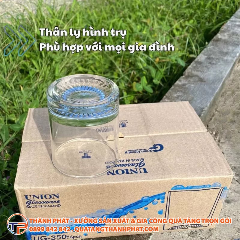Bộ Ly Thủy Tinh 6 Cái In Logo Lt02 10 Bộ ly thủy tinh 6 cái in logo lt02 - ảnh 5