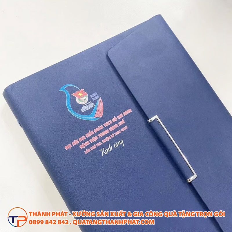 Bộ Quà Tặng Cho Giới Văn Phòng Gs65 19 So tay in logo noi bat