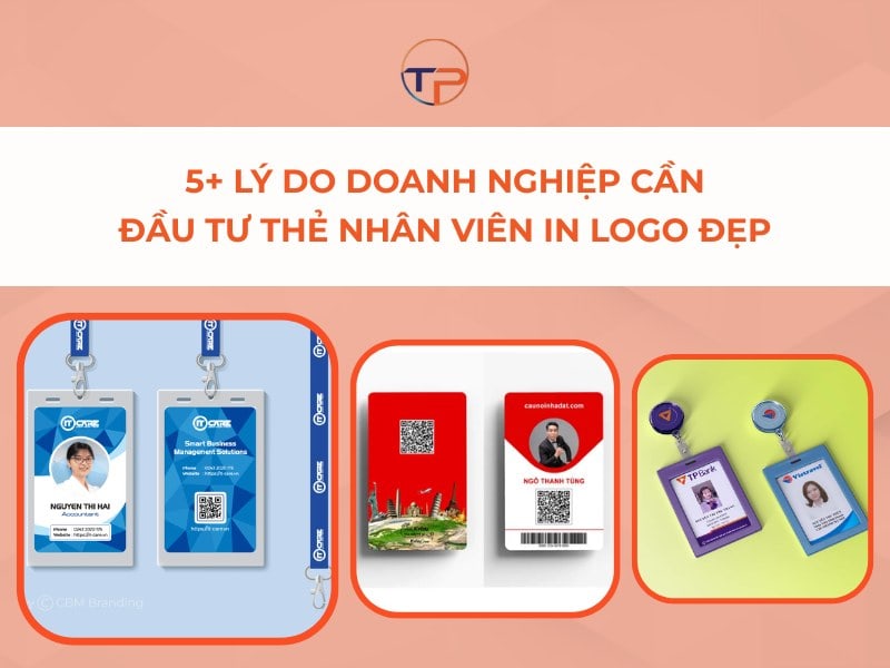 Thẻ nhân viên in logo