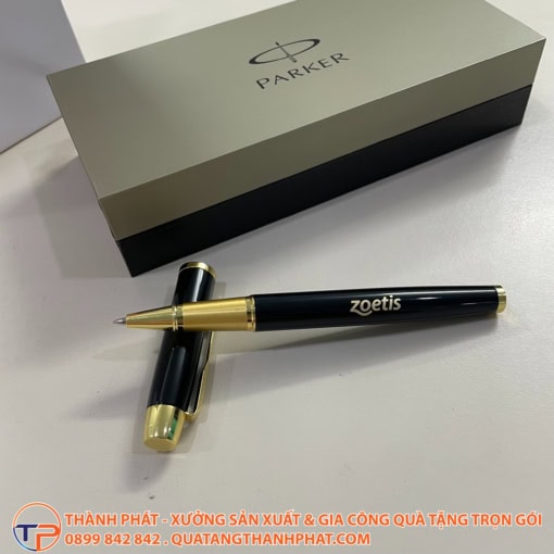 Bút bi parker in logo doanh nghiệp sang trọng