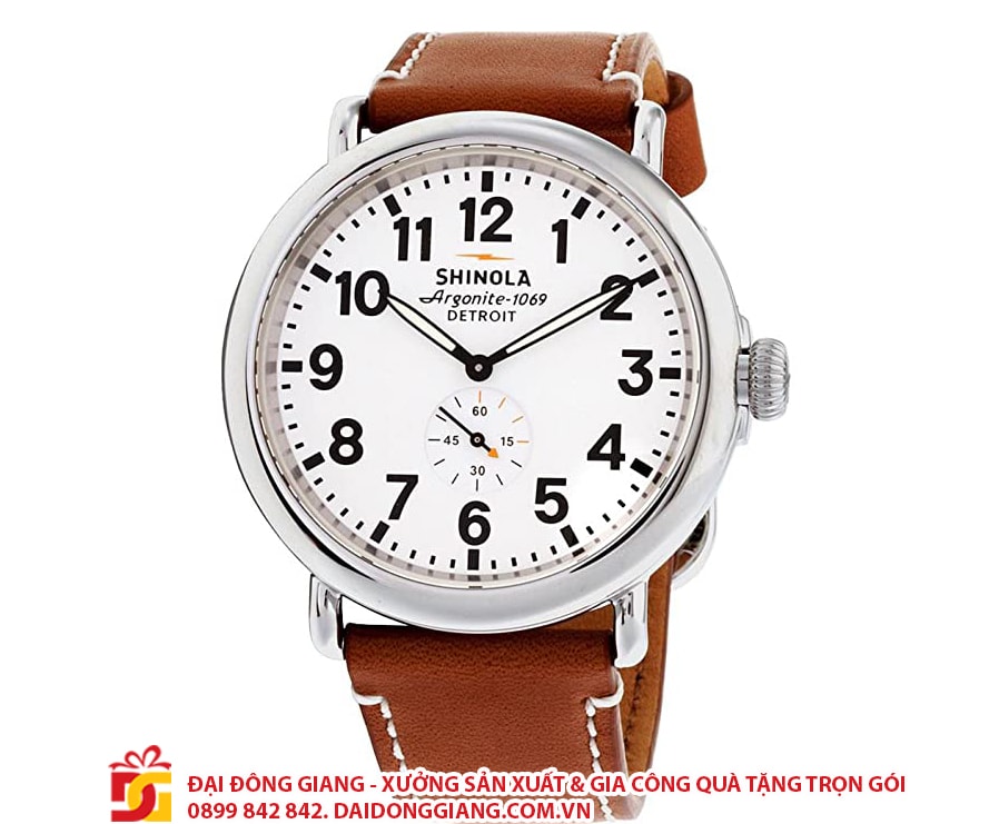 Mặt số trắng shinola runwell 47mm