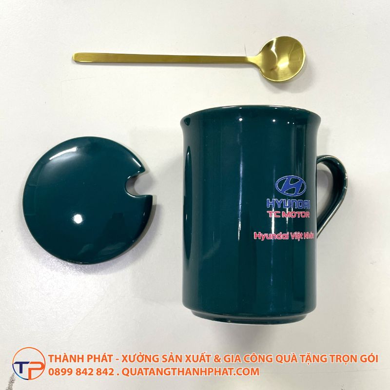 Ly Sứ Trụ Trắng Quai C In Logo Ls05 28 Ly su than cao co nap muong vang ls08 tinh te