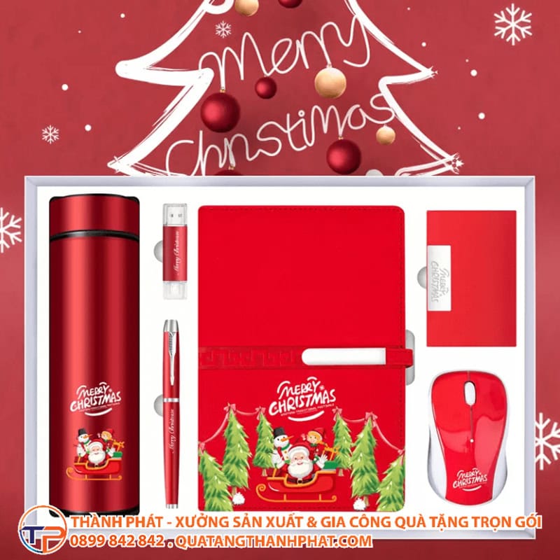 Bộ Quà Tặng Giáng Sinh Gs93 16 Set qua giang sinh chat luong tot