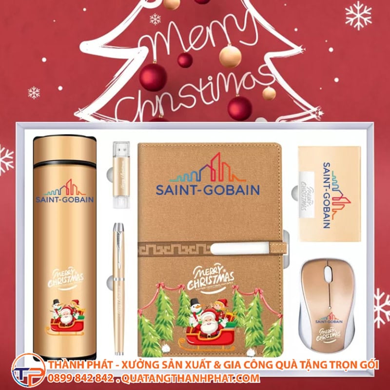 Bộ Quà Tặng Giáng Sinh Gs93 17 Set qua giang sinh gia si