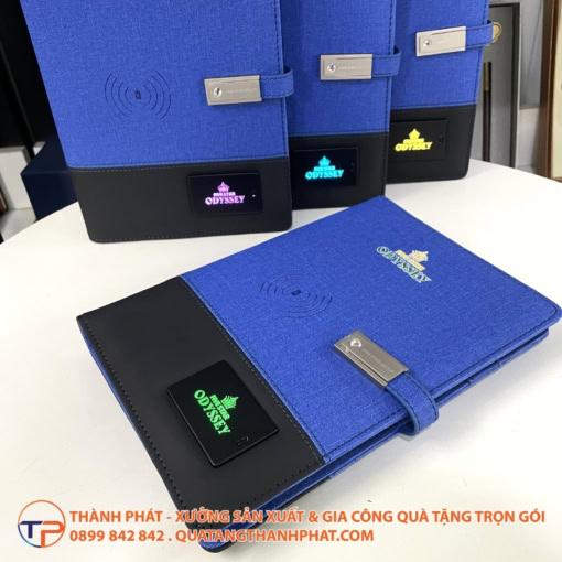 Sổ sạc đa năng in khắc logo doanh nghiệp - ảnh 2