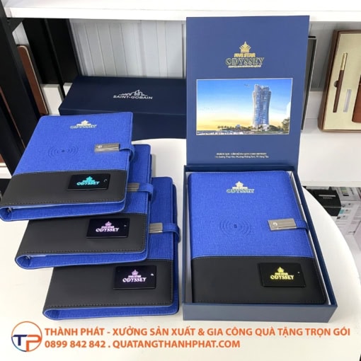 Sổ sạc đa năng in khắc logo doanh nghiệp - ảnh 6