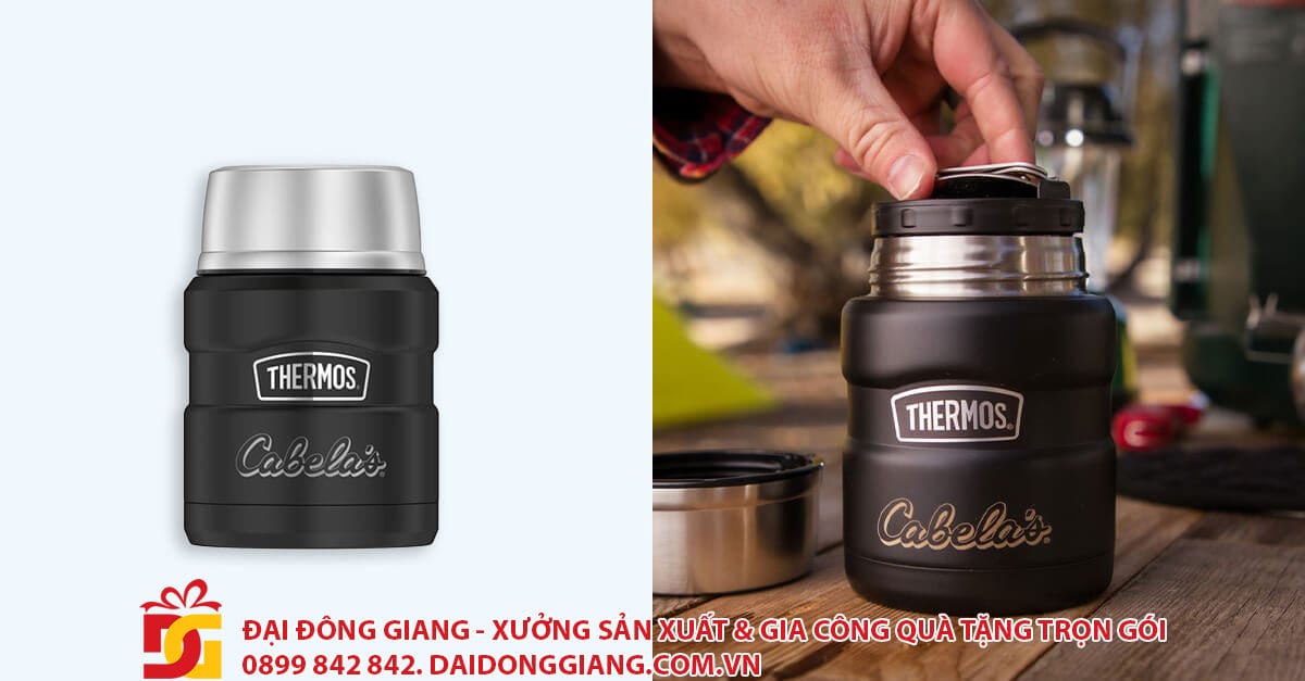 Binh dung thuc an bang thep khong gi thermos king