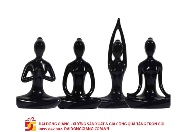 Bộ 4 tượng gốm sứ kiaotime