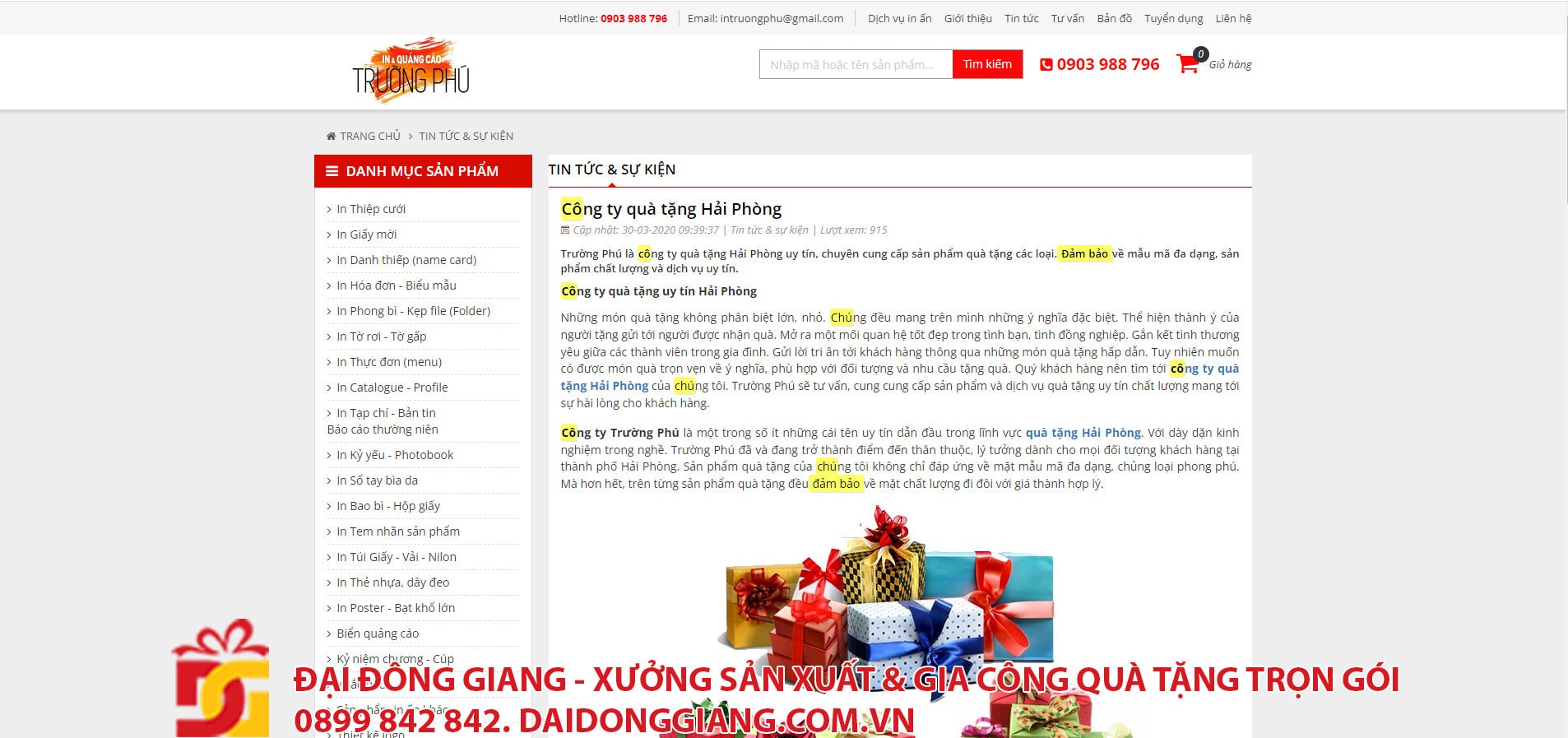 Công ty quà tặng doanh nghiệp quảng ninh