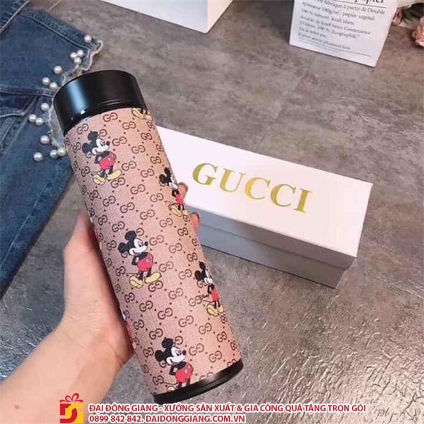 Binh giu nhiet hien thi nhiet do gucci