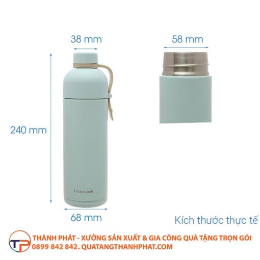 Bình giữ nhiệt inox lock&lock belt bottle lhc4267 - ảnh 5