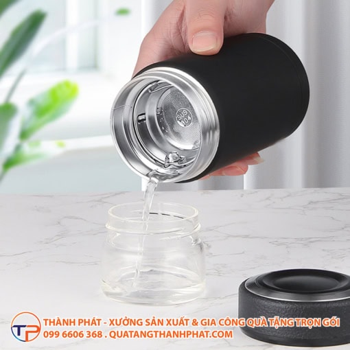 Bình nước giữ nhiệt bằng thép không gỉ 400ml bgn54 - ảnh 2