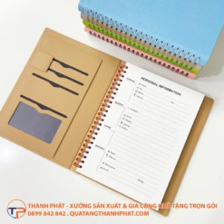Sổ Tay Lò Xo Bìa Cứng 22 So tay lo xo bia cung sang trong 1