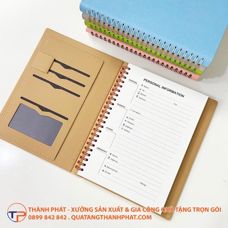 Sổ Tay Lò Xo Bìa Cứng 13 Sổ tay lò xo bìa cứng - ảnh 4