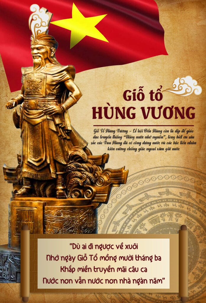 Mau banner poster cho ngay gio to hung vuong 10 3 6