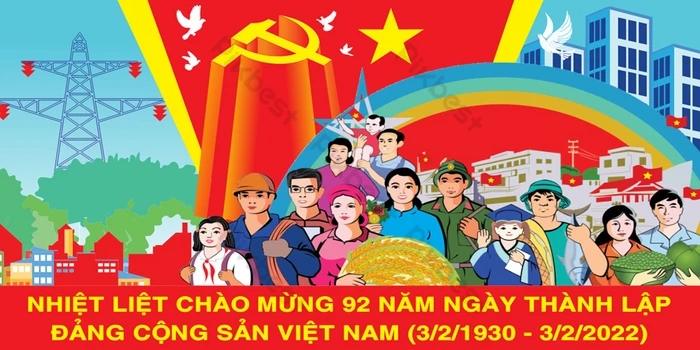 Mẫu banner/poster ngày thành lập đảng cộng sản việt nam