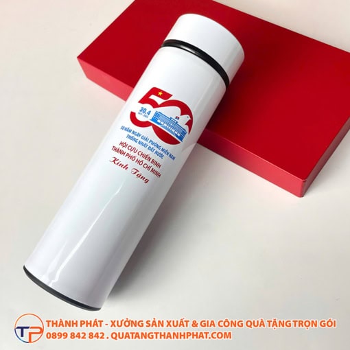 Bộ quà tặng bình giữ nhiệt + bút ký gs137 - ảnh 3