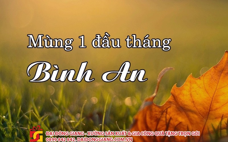 Mẫu lời chúc mùng 1 đầu tháng bình an