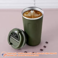 Ly giu nhiet 510ml hien thi nhiet do in logo