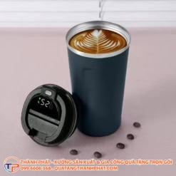 Ly giu nhiet 510ml hien thi nhiet do lam qua tang