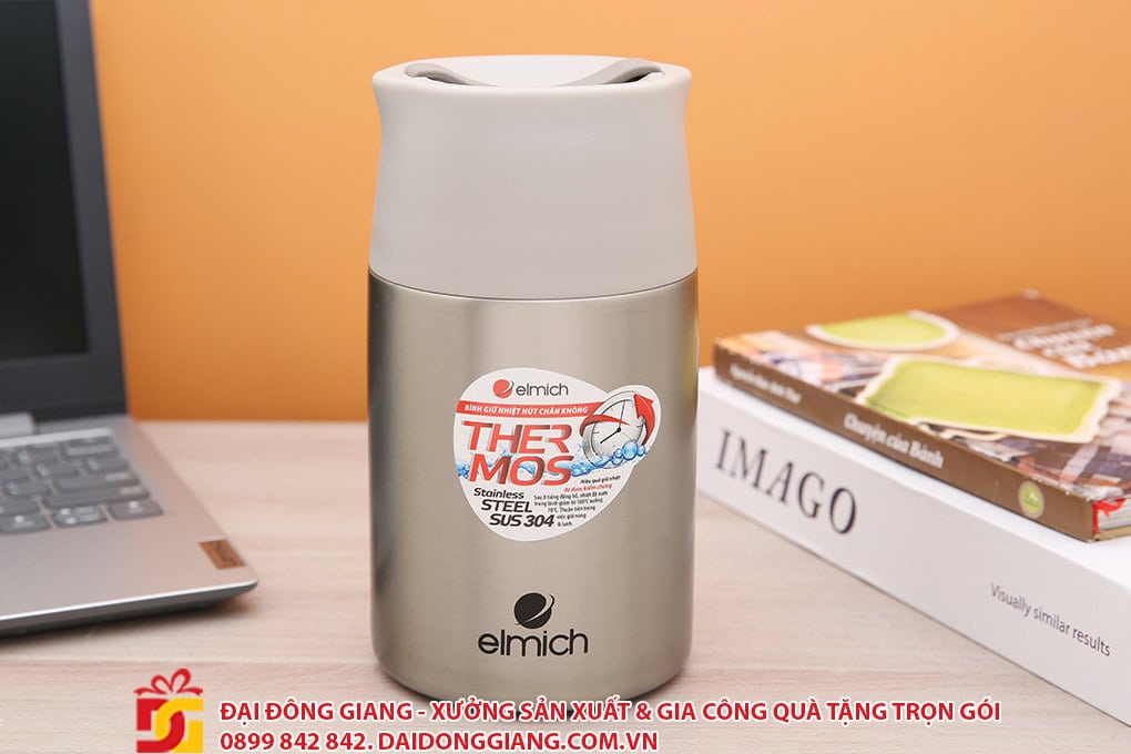 Binh dung thuc an giu nhiet inox 800 ml elmich el3671