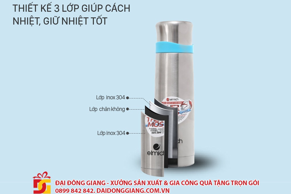 Binh giu nhiet elmich k5 2246386 inox 304 2