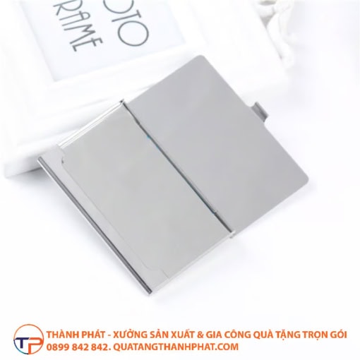 Hộp đựng namecard kim loại in logo - ảnh 3