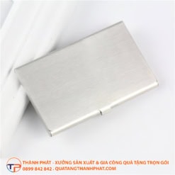 Hộp đựng namecard kim loại in logo