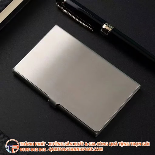 Hộp đựng namecard kim loại in logo - ảnh 2