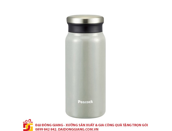 Bình giữ nhiệt peacock 600ml inox – amz-61 màu xám