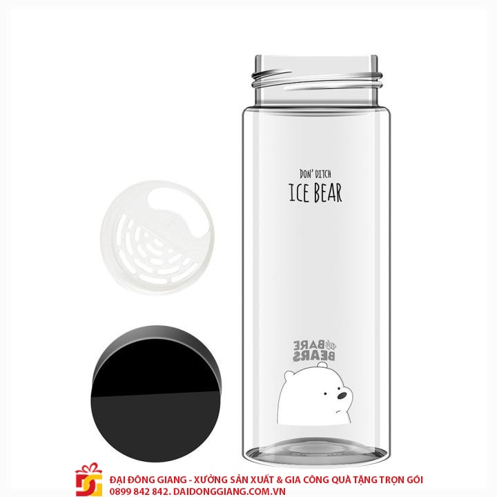 Binh nuoc nhua miniso 400ml ice bear rtp050 1