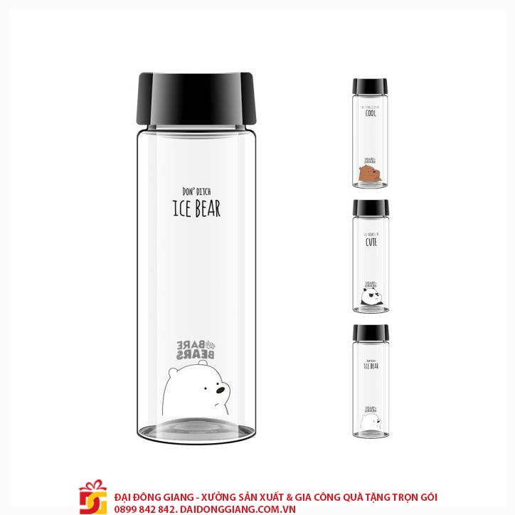 Binh nuoc nhua miniso 400ml ice bear rtp050 2