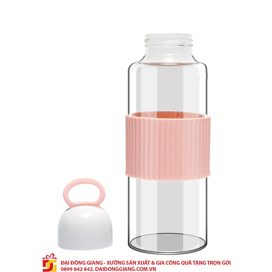 Binh nuoc thuy tinh miniso 420ml 1