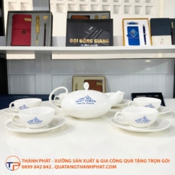Bộ ấm trà in logo