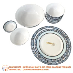 Bộ Chén Đĩa In Logo Mẫu 1 15 Bộ chén đĩa in logo mẫu 1 - ảnh 3