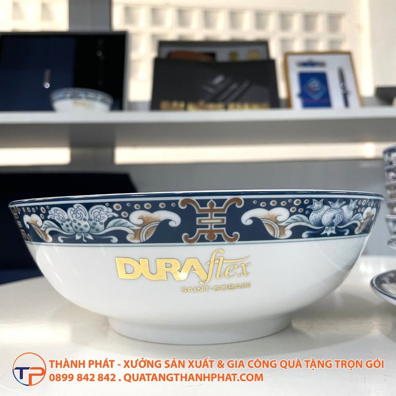Bộ Chén Đĩa In Logo Mẫu 1 9 Bộ chén đĩa in logo mẫu 1 - ảnh 4