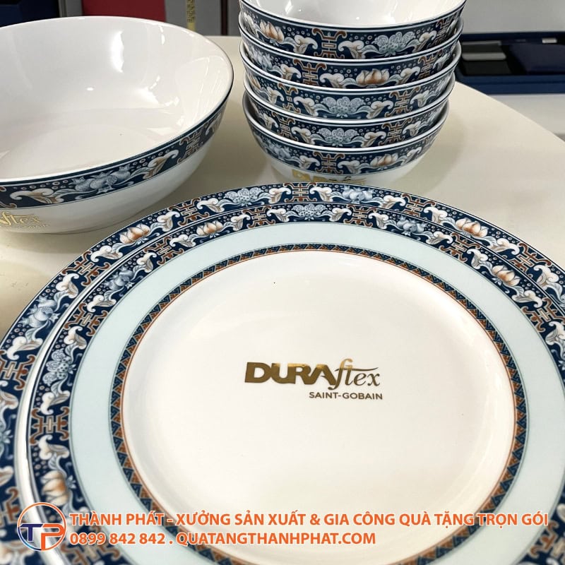 Bộ Chén Đĩa In Logo Mẫu 1 10 Bộ chén đĩa in logo mẫu 1 - ảnh 5