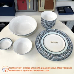 Bộ Chén Đĩa In Logo Mẫu 1 19 Bộ chén đĩa in logo mẫu 1 - ảnh 7