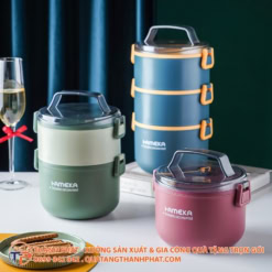 Hộp Đựng Cơm Simple 15 Hop dung com mau simple trending