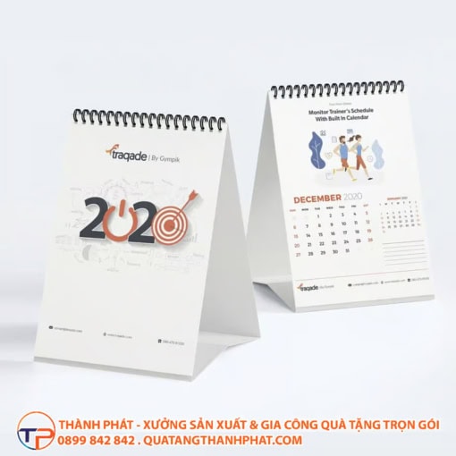 Lịch giấy để bàn chữ a - ảnh 4