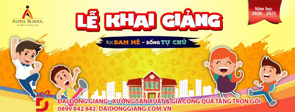 Mẫu poster ngày khai giảng đẹp