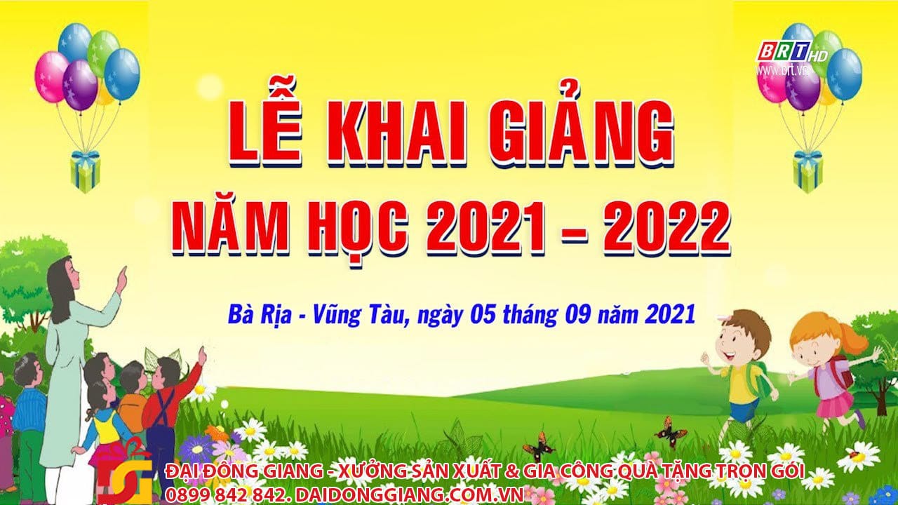 Banner khai giảng