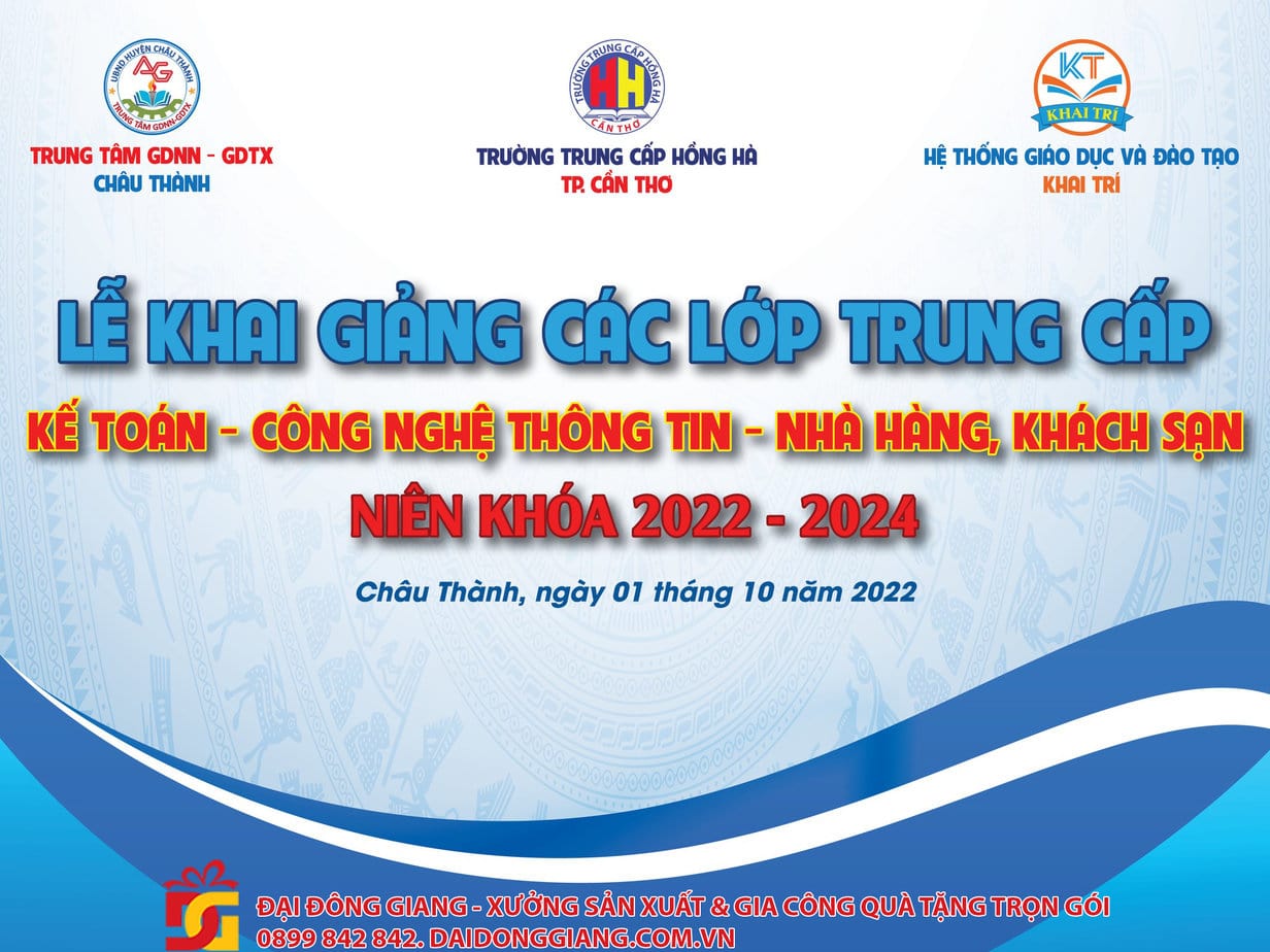 Mẫu banner khai giảng