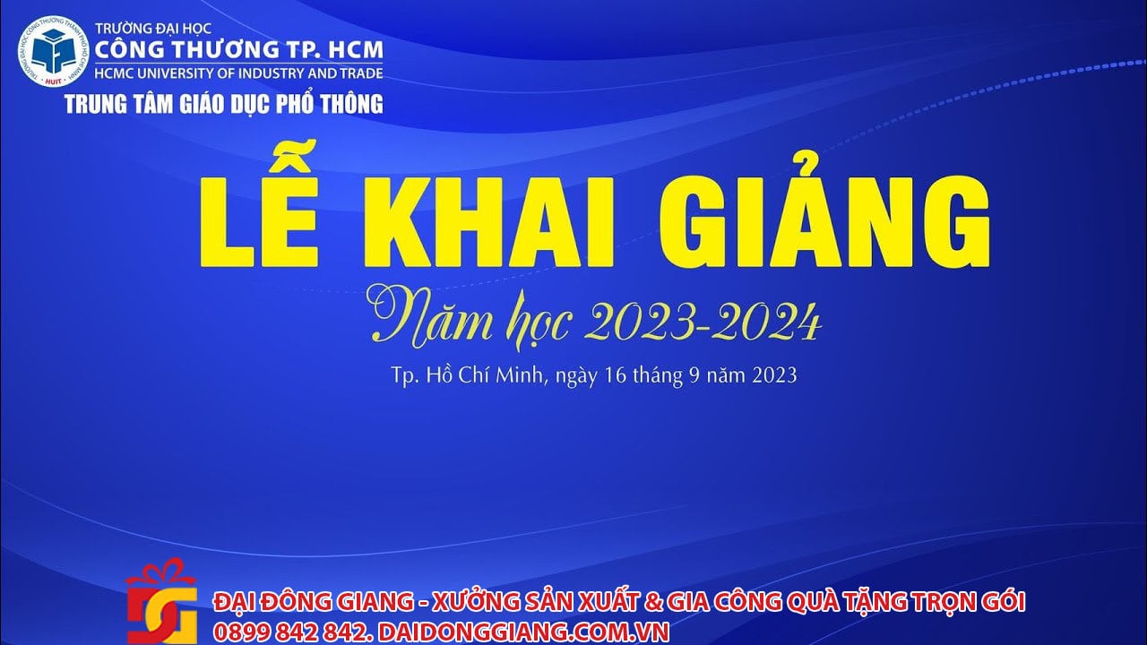 Mẫu banner khai giảng đẹp