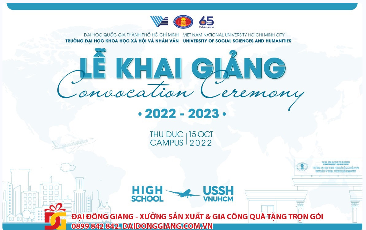 Mẫu banner khai giảng ấn tượng