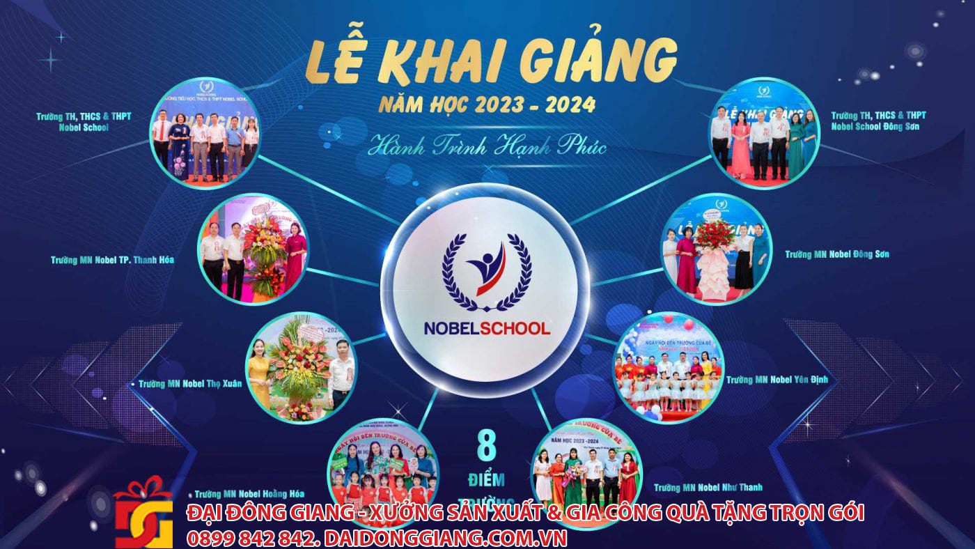 Mẫu poster ngày khai giảng ấn tượng