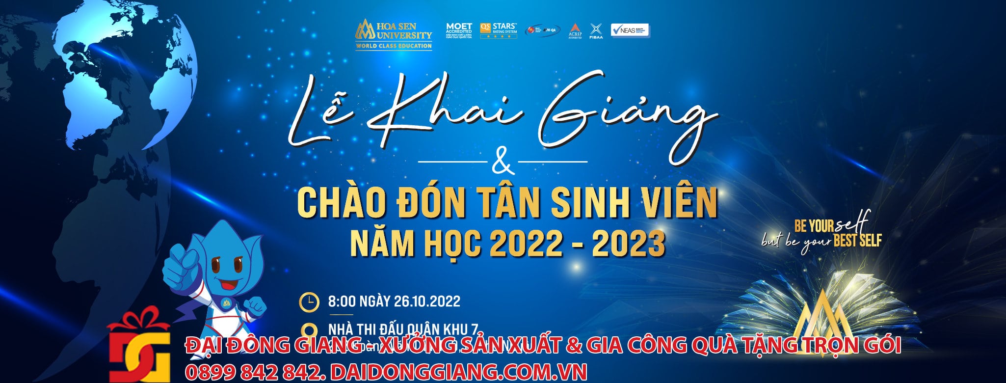 Mẫu poster ngày khai giảng